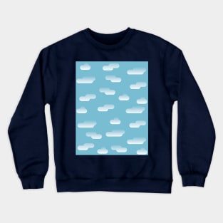 Clouds pattern Crewneck Sweatshirt